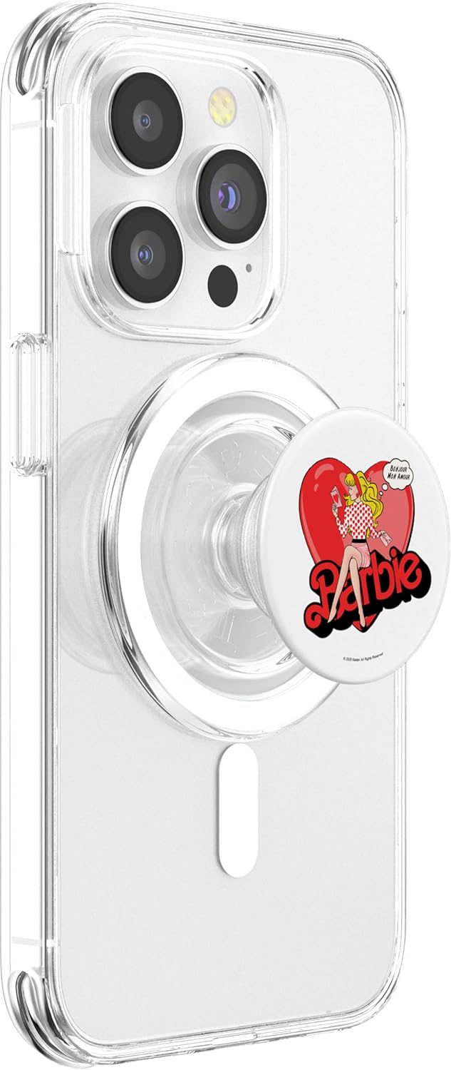 Barbie - Valentines Bonjour Mon Amour PopSockets PopGrip for MagSafe