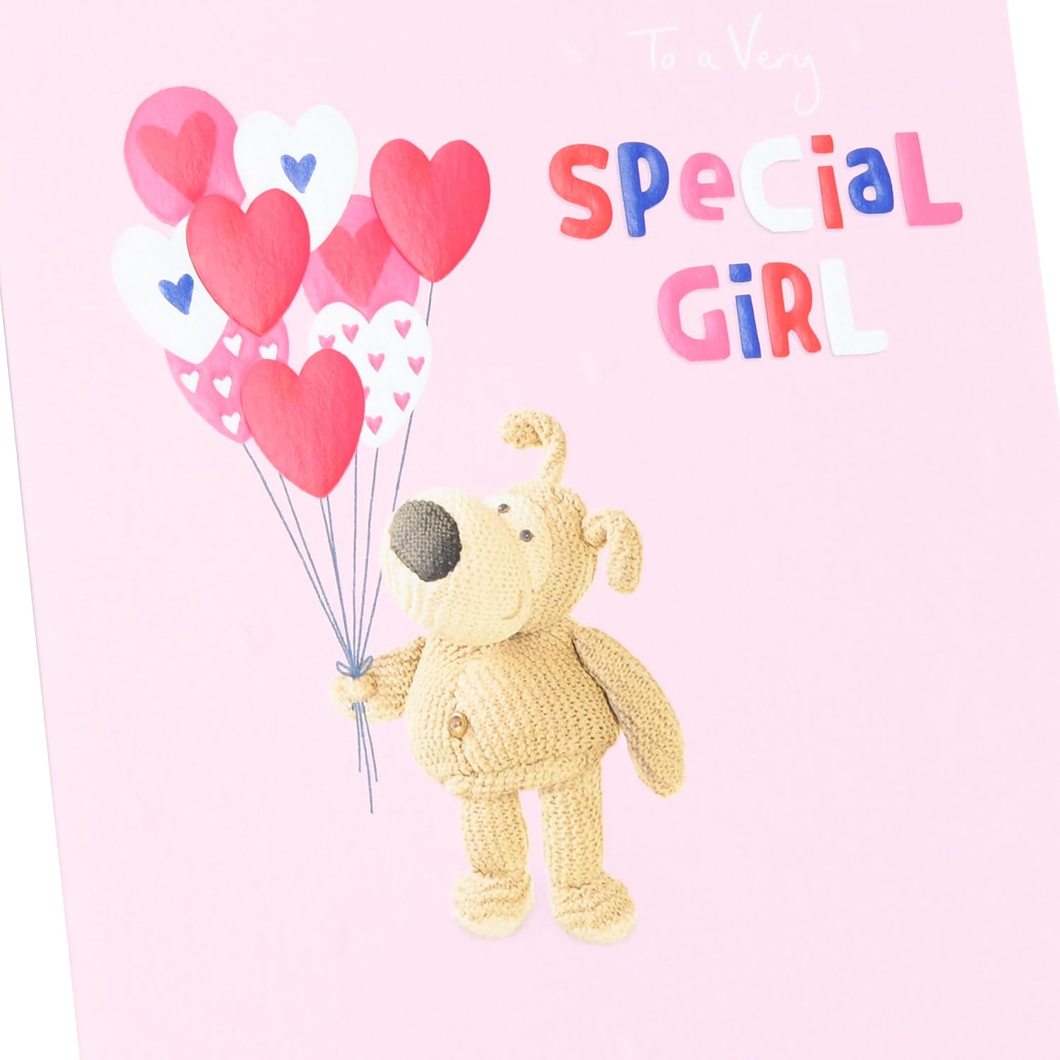 Boofle | Valentine's Day Card for Special Girl | I Love You Presents | Her, Girls, Women | Cute Design | With Envelope | 15.9 x 18.4 cm