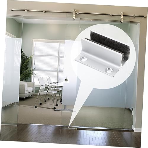 Miniatura 2 de Rodillo guía de piso de puerta corredera de aleación de aluminio Rodillo de estancia de puerta de vidrio para un rendimiento suave y silencioso para