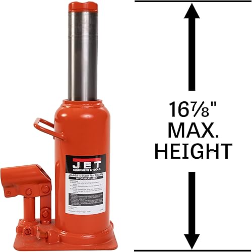Vista 2 de Jet Gato hidráulico de botella de 22,5 toneladas con mango (JHJ-22-1/2)
