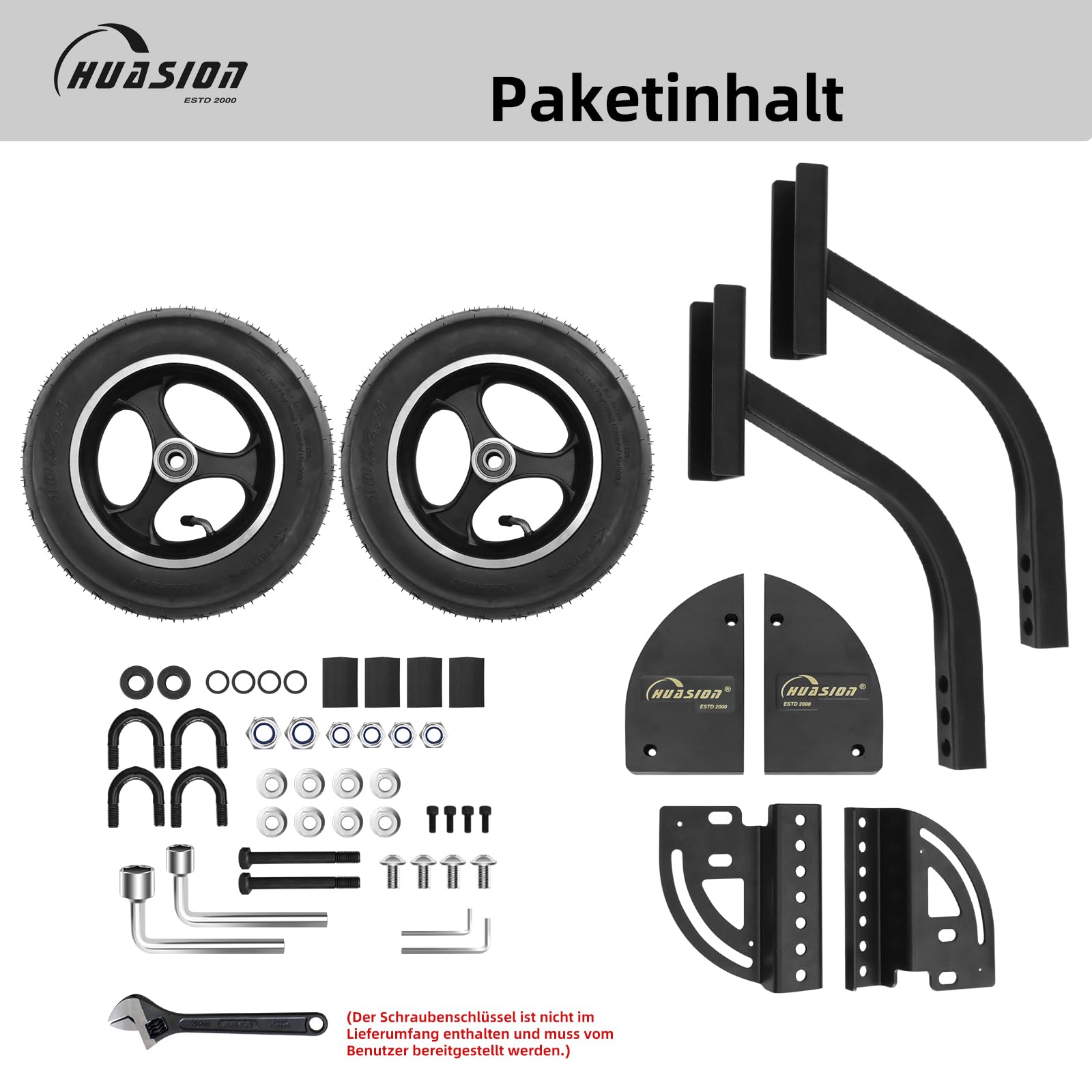 Stützräder für Erwachsene | Verstellbares Trainingsrad Set | Universell für 24-29 Zoll Felgen (700C) | Für Schnellspanner & E-Bikes | Bis 100 kg (220 lbs) Traglast
