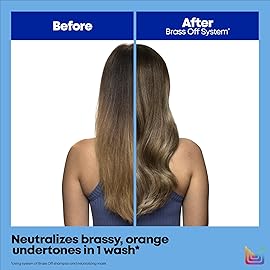 Matrix Brass Off Color Depositing Neutralization Hair Mask | Repairs & Protects Fragile Hair | For Color Treated Hair |Neutralizes Orange Tones | Color Depositing | Packaging May Vary | 16.9 Fl. Oz.
