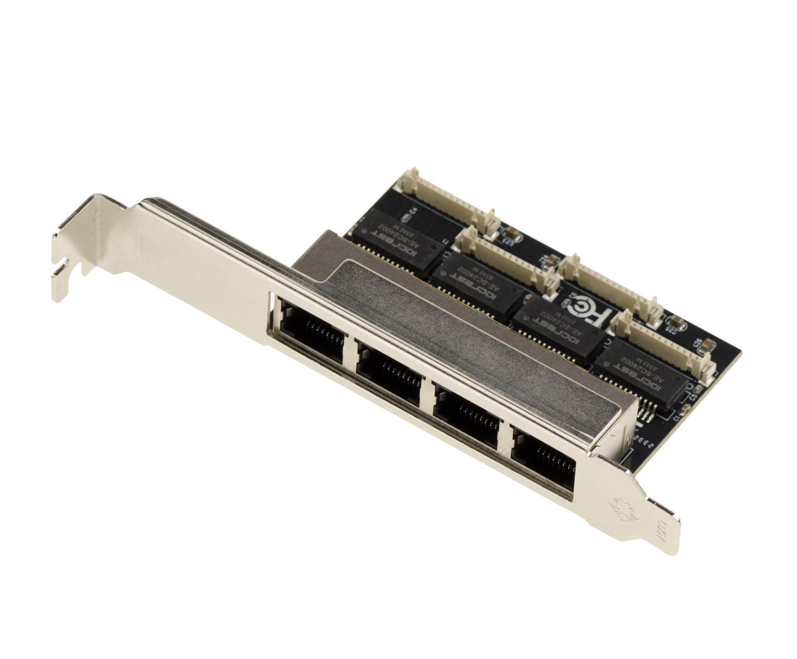 KALEA-INFORMATIQUE Scheda controller di rete M2 con 4 porte LAN Gigabit Ethernet per tipo M.2 PCIe, chiave M o B+M, chipset Realtek RTL8111H