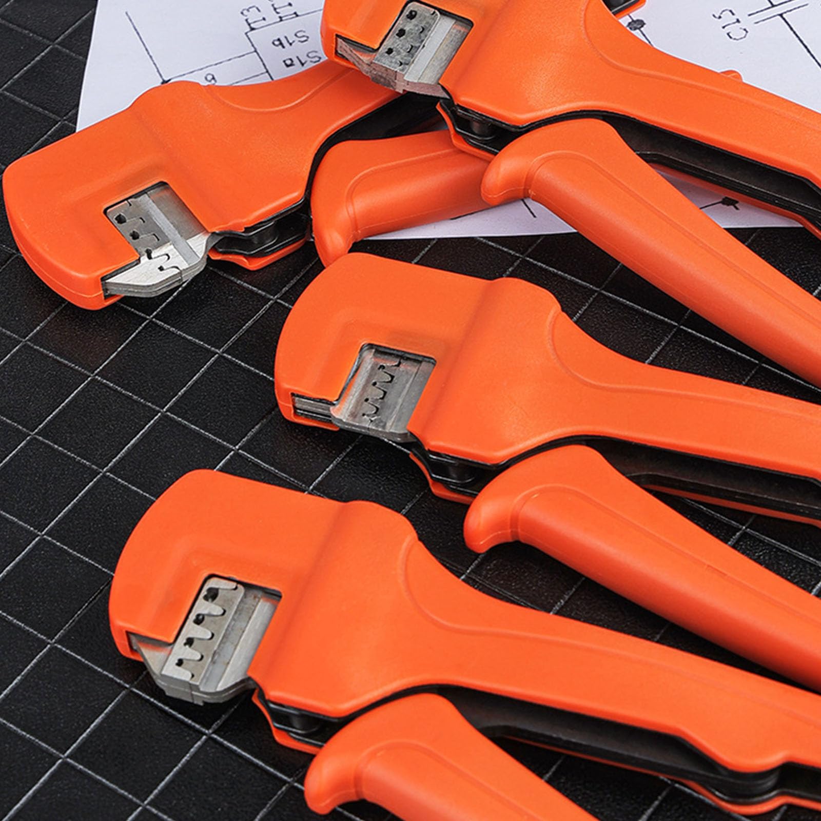 Pinza per crimpare cavi per terminali Crimpatrice per connettori 28-18AWG / 24-16AWG / 32-22AWG / 32-20AWG Pinza per crimpare a mano Pinza per cavi elettrici