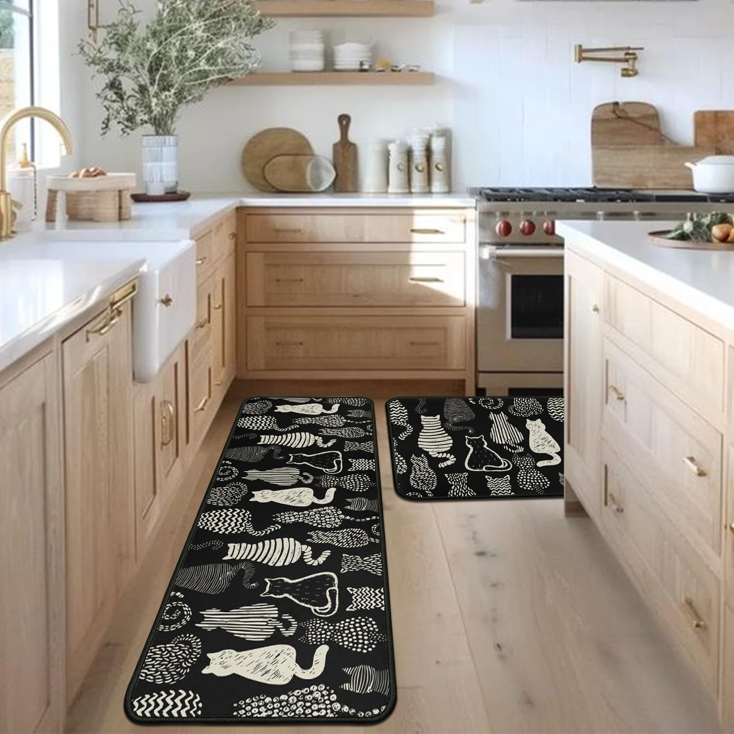 Anti Fatigue Kitchen Rugs With Rubber Backing, Waterproof Kitchen Mats For Floor, Non Slip Kitchen Runner For Sink – LoveStyle - View #10