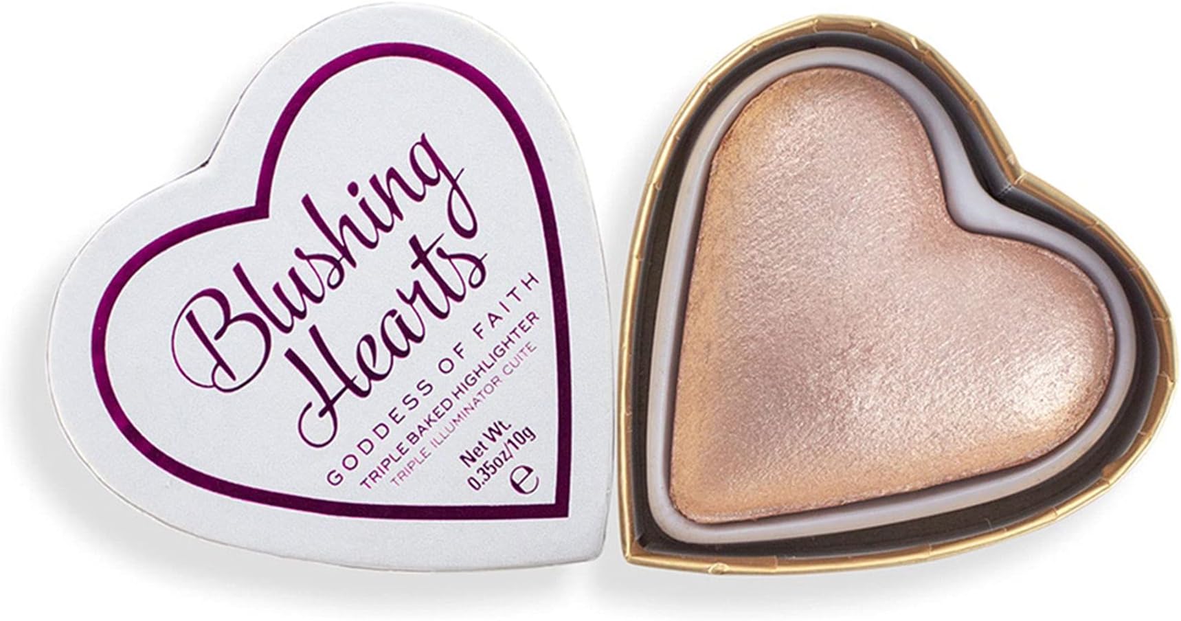 I Heart Revolution, Blushing Hearts, Highlighter, Goddess of Faith, 10g
