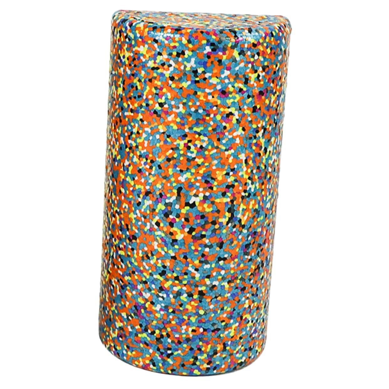 Kisangel Roller Half Foam Rollers Physical Therapy Semicircle Yoga Roller Back Muscle Massage Roller Half Roller for Fitness Semi-circle Muscle Relaxation Roller