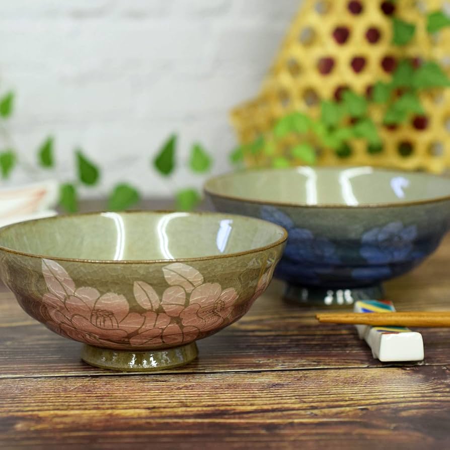 Amazon | 和座の蔵 ペア ご飯茶碗 おしゃれ 和食器 九谷焼 夫婦