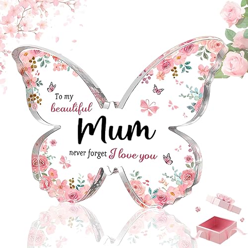 Mothers Day Gifts for Mum Acrylic Plaque Mum Gifts from