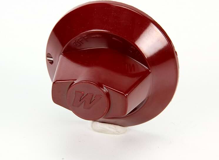 red stove knobs