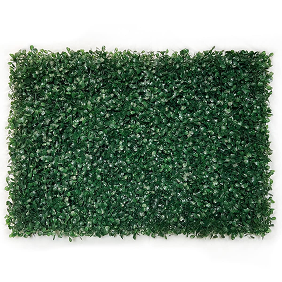 Artificial Boxwood Panels 24"x16" Boxwood Hedge Wall Panel, Grass Wall Backdrop Boxwood Hedge Set UV Protected Privacy Screen Faux Boxwood for Outdoor, Indoor, Fence, Garden