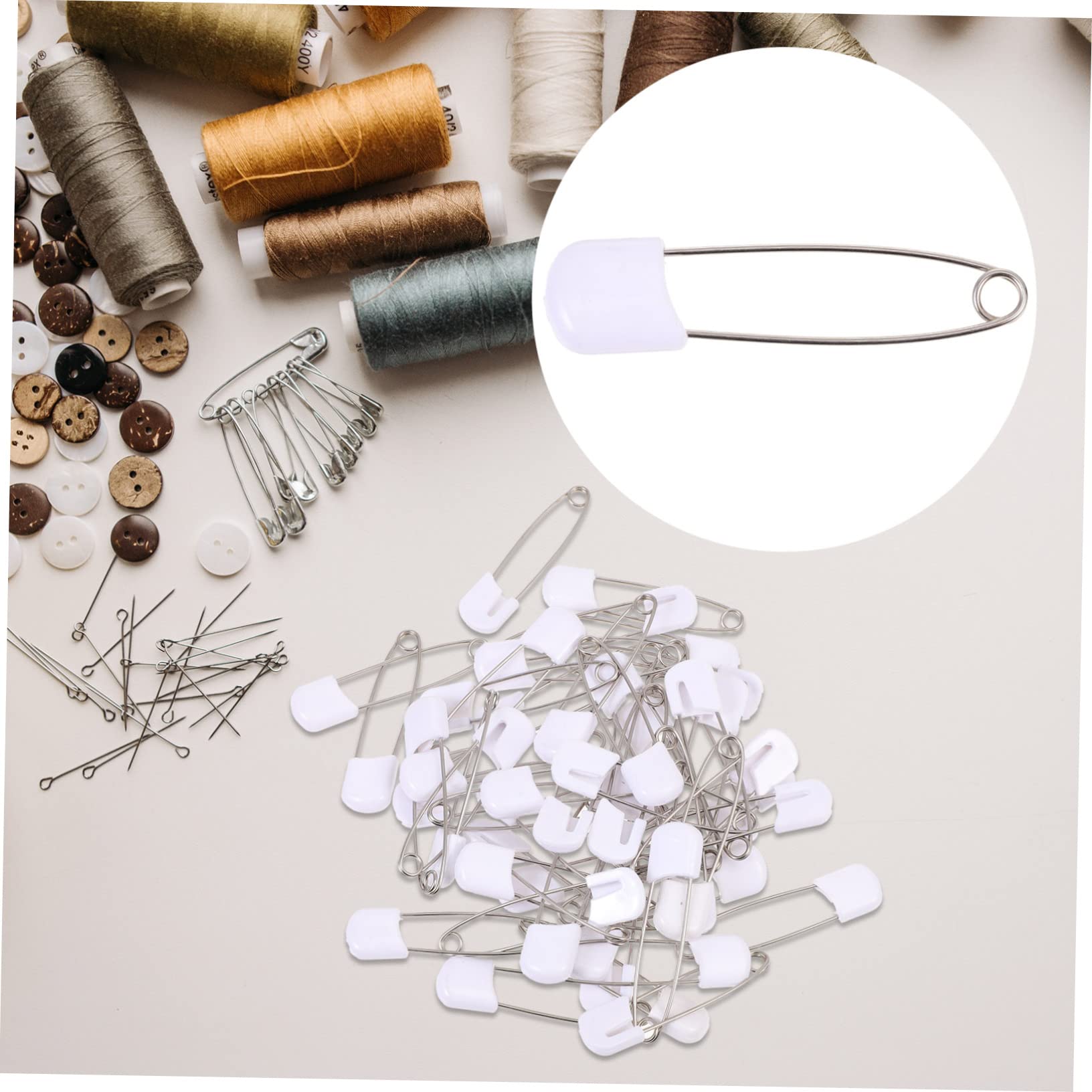 Gadpiparty 5 Sätze Sicherheitsnadel Multifunktionale Sicherheitsnadeln Für Babywindeln Robuste Brosche Für Kleidung Und Nähen Für Decken Und Schals 50 Stück * 5