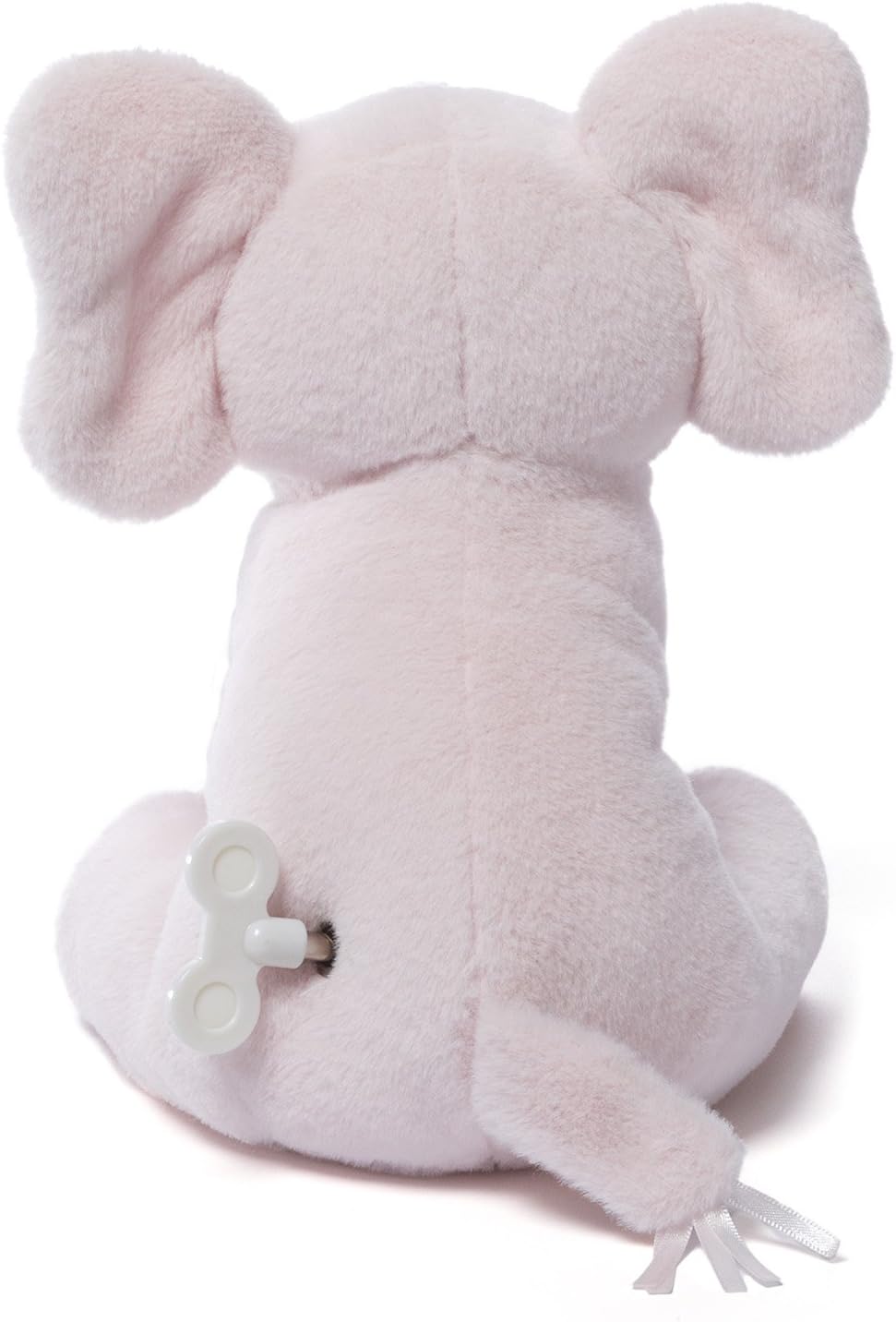 Gund Baby Bubbles Elephant Keywind Musical Plush, Pink, 8.5"