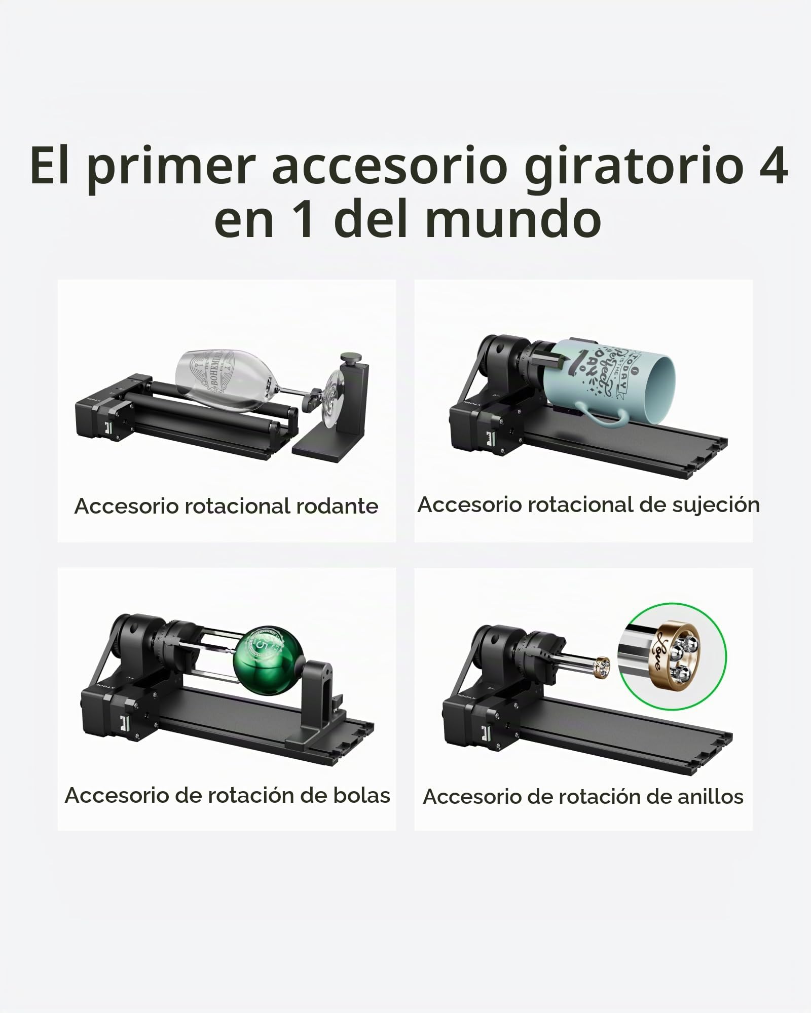 xTool S1 Riser para Máquina de Grabado Láser S1 con una Altura de Hasta 125 mm, 76,5 x 56,1 x 9,4 cm