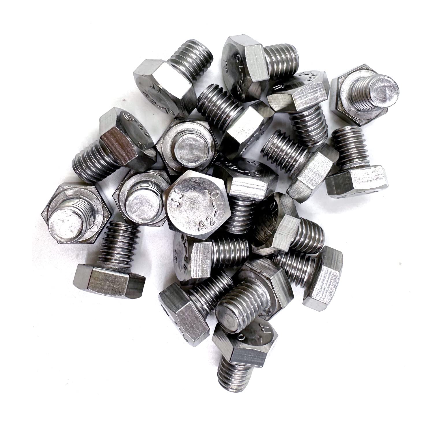 Amazon.co.jp: QZOOVNJ M8 六角ボルト M8-1.25 x 10mm 六角頭