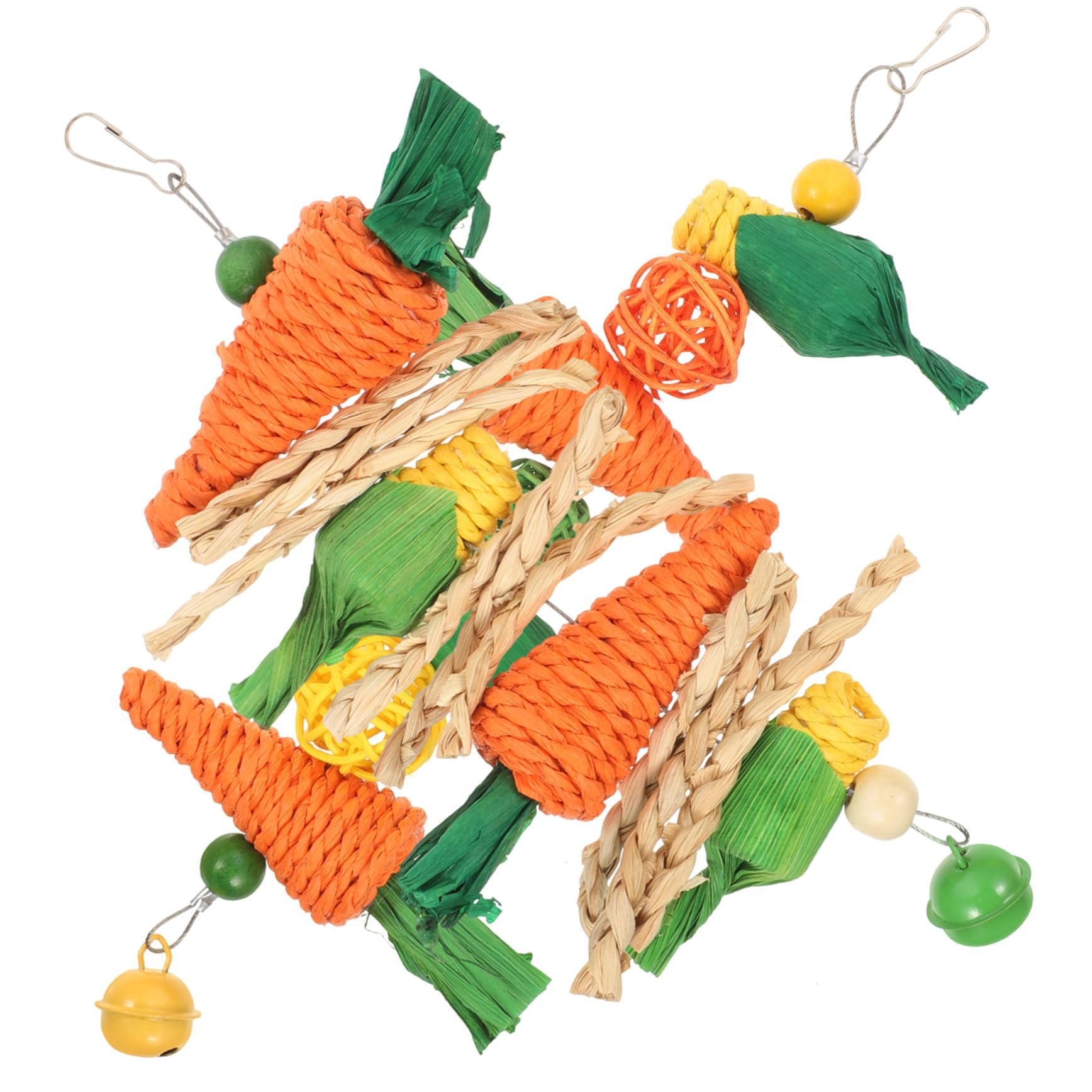Beavorty 10pièces Jouets à Mâcher pour Oiseaux Jouet Vigne pour Perroquets Et Perruches Accessoire De Et pour Petits Oiseaux