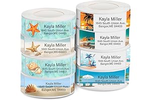 Personalized Self Adhesive Return Address Labels Roll