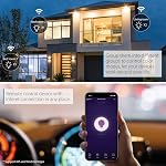 LVWIT Edison intelligent LED Ampoules, rétro ST64 WiFi Ampoules, 800 Lumens 60W Équivalent, Fonctionne avec Alexa, Google Assistant, Dimmable 2700K-6500K, Pas de Hub requis, 2-Pack