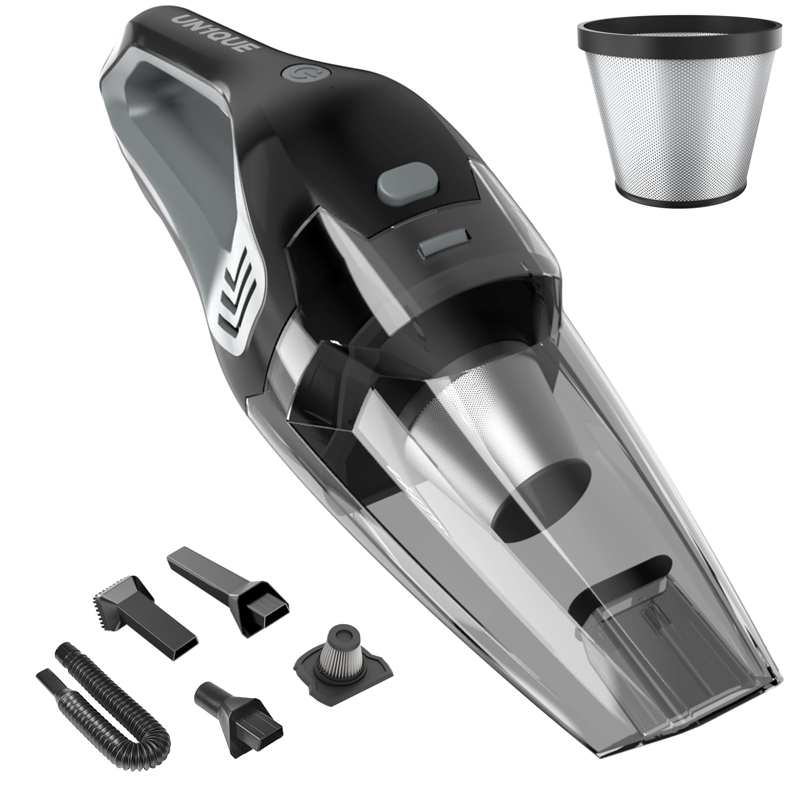 UN1QUE Cordless Car Vacuum Cleaner 2 in 1, 8000Pa Powerful Suction Por