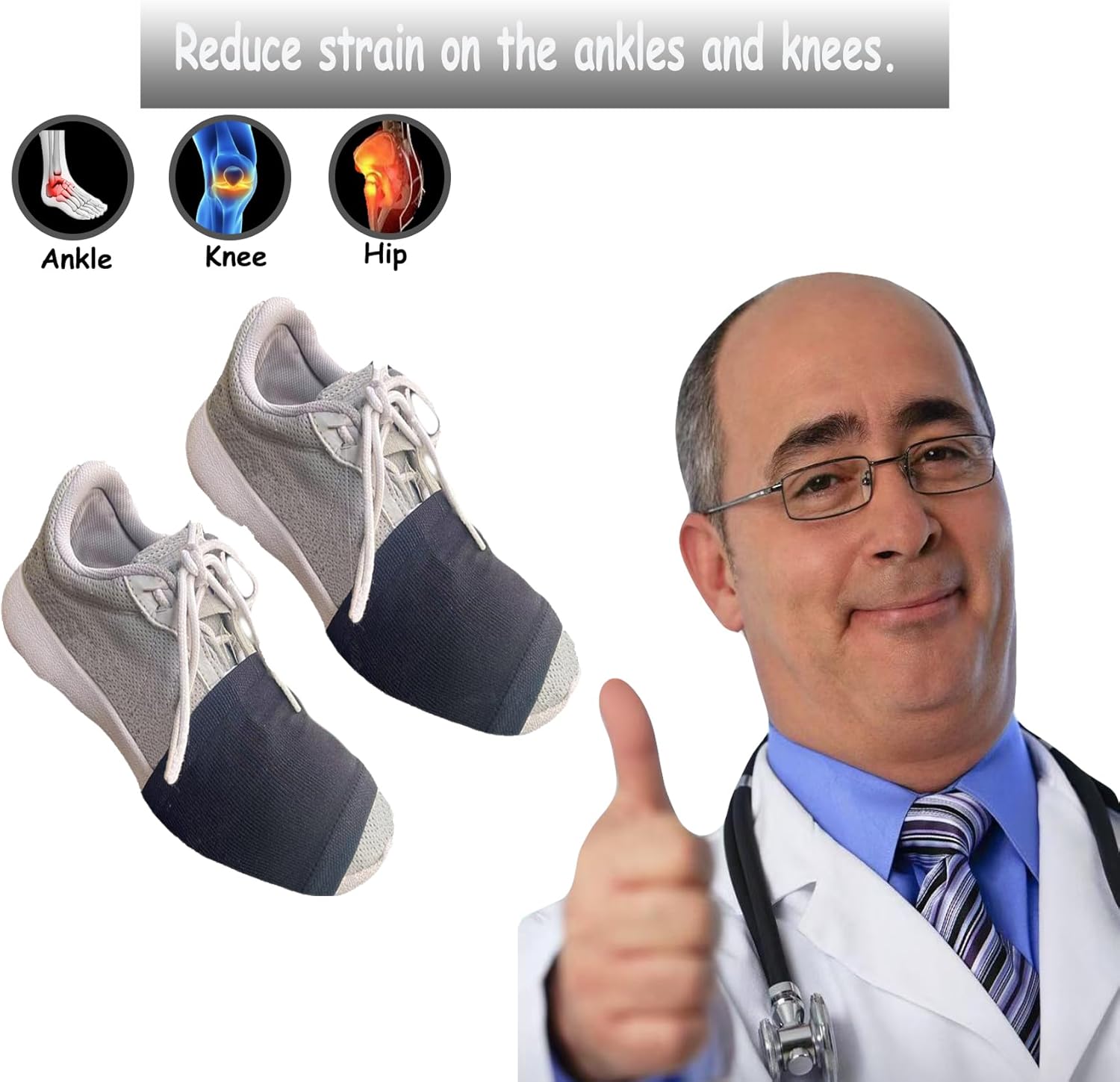 2 Pairs Unisex Over Sneaker Dance Socks,Dance Socks Over Shoes for Dancing on Smooth Floors, Dance Shoe Covers for Women Ballet Dancers Black - Image 2