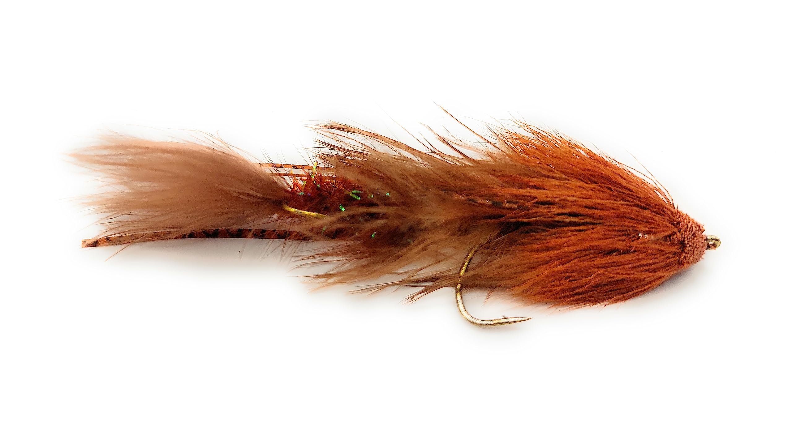 Set of three Articulated Streamers for fly fishing. bass, trout and all freshwater fish species 3.5'' long many color options