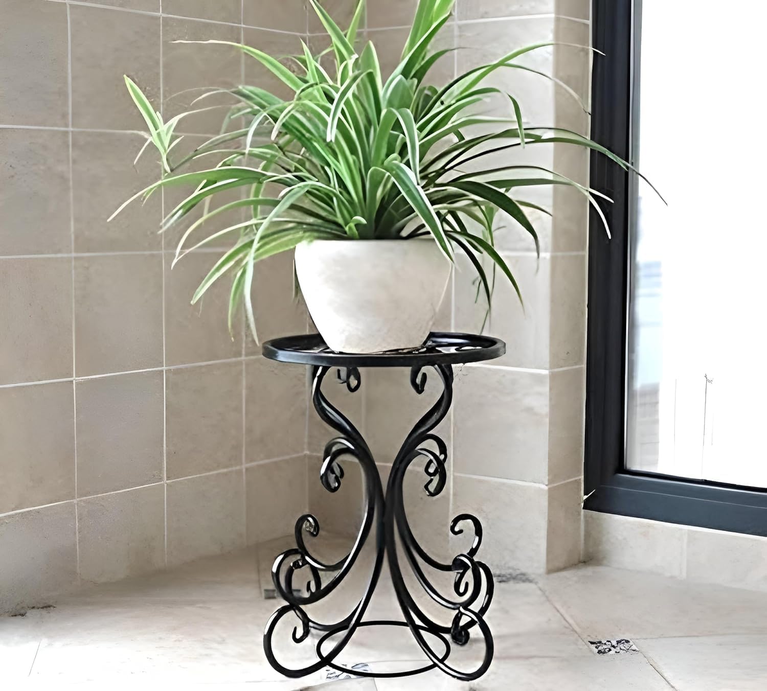 OlkaFred Flower Pot Stand for Living Room Balcony Outdoor Indoor Plants Holder Home Accent Object. Mini Plant Stand For Your Garden Decor (Black) (B0D1YJK376) Amazon Price History, Amazon Price Tracker