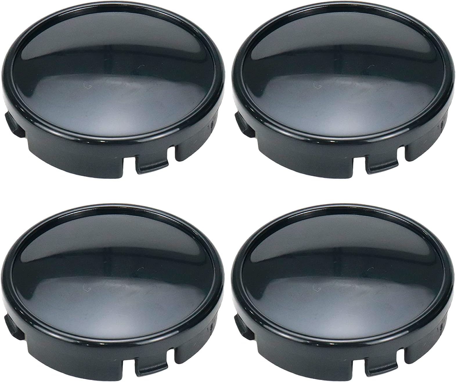 Modengzhe Wheel Center Caps,64mm Rim Hub Center Covers 64mm Lug to Lug Replacement Compatible with Volvo if Applicable,Black,Pack of 4