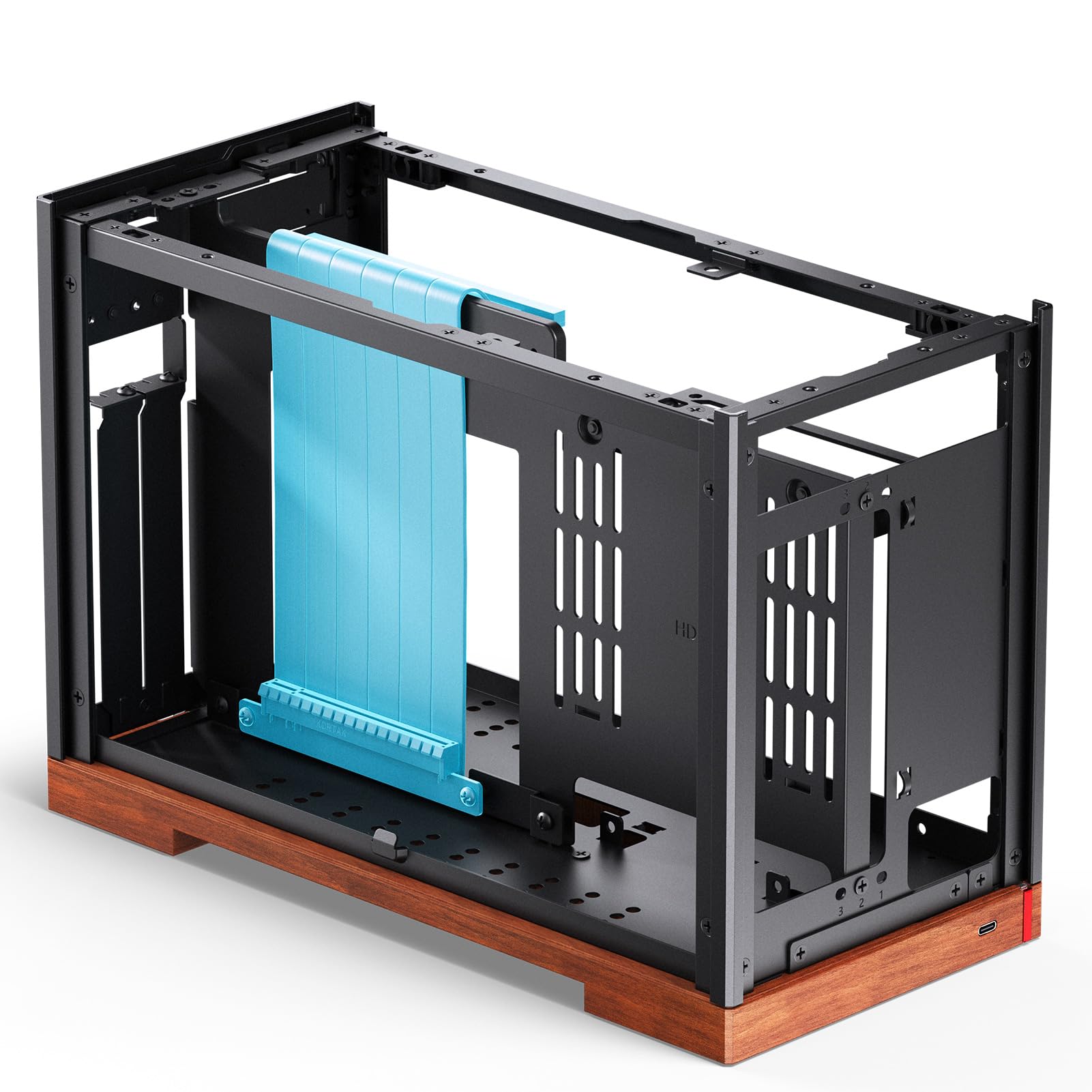 Tool-free Case,SFF PC ITX Mini T9 JONSBO PCケース itx mini T9 JONSBO Mesh Case,A4 Desktop PCケース(自作PC用)