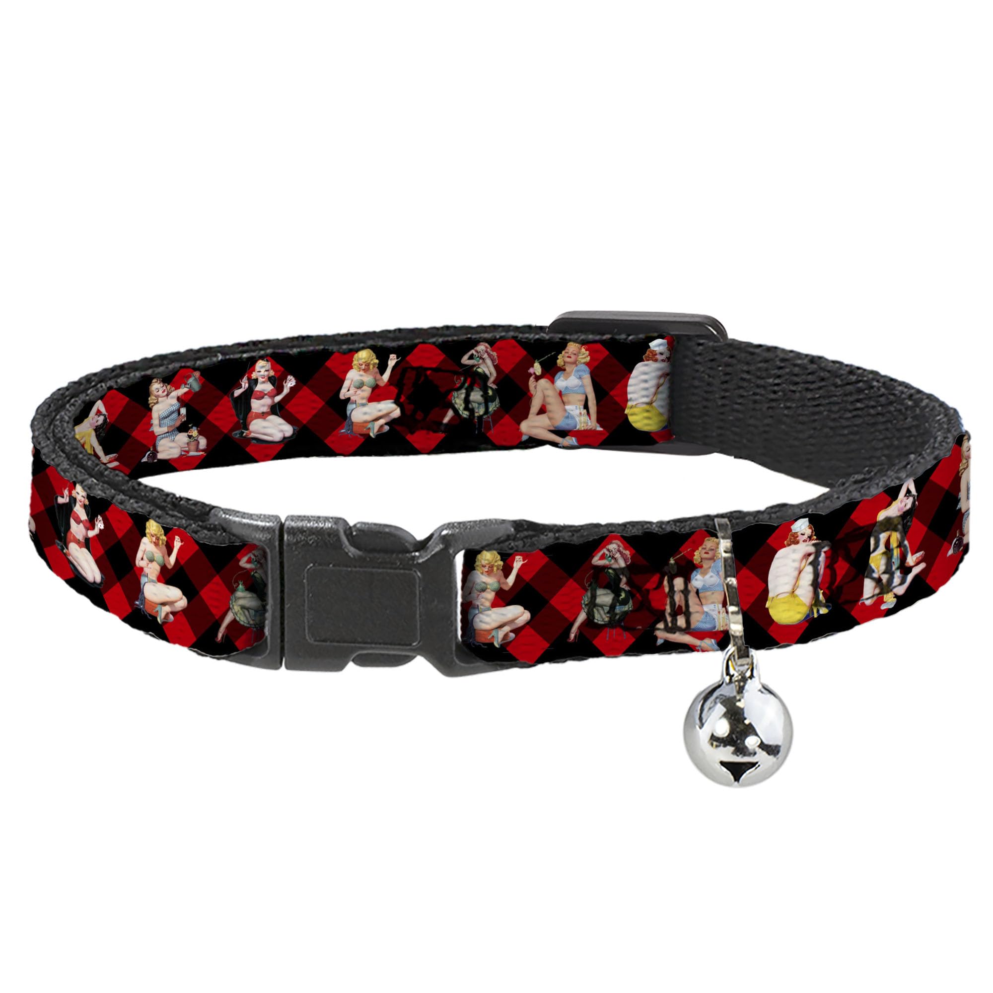 Collar de gato cómodo Buckle-Down ideal para el descanso en casa