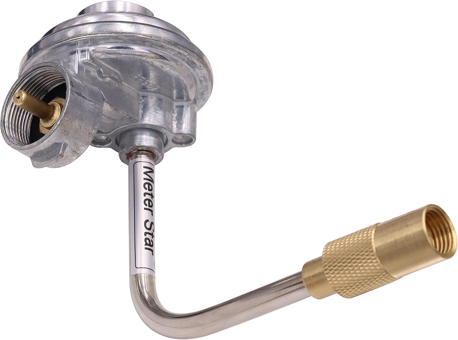 METER STAR Low Pressure 1lb Griddle Regulator, another side view