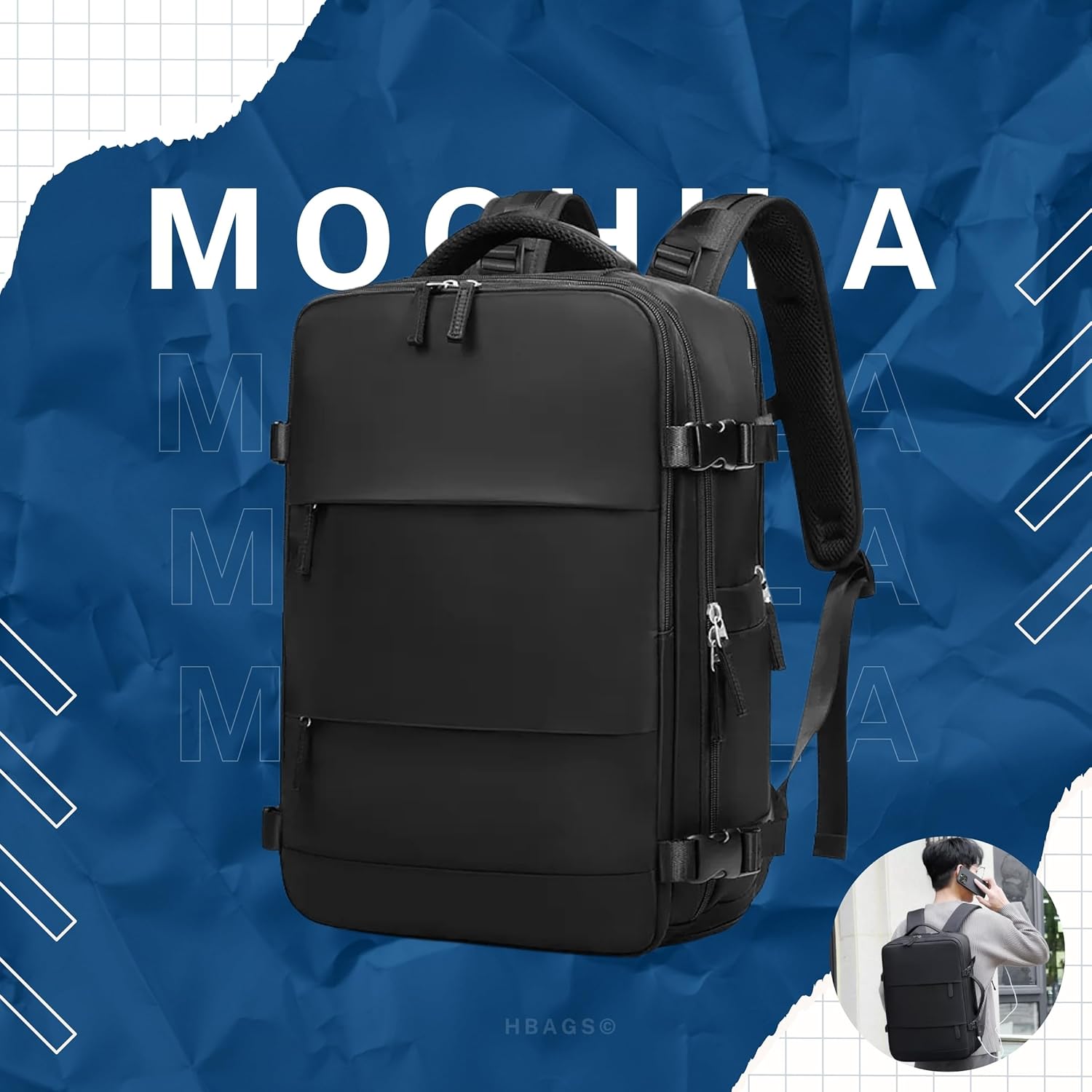 Mochila Feminina e Masculina – Notebook, Casual, Viagem, Trabalho, Escola, Academia, Grande, Impermeável, Resistente – Ideal para Trabalho, Faculdade e Viagens – Com Entrada USB… em promoção! Veja a oferta e mais achadinhos de Bolsas 2 Hoje é o melhor dia para comprar Mochila Feminina e Masculina – Notebook, Casual, Viagem, Trabalho, Escola, Academia, Grande, Impermeável, Resistente – Ideal para Trabalho, Faculdade e Viagens – Com Entrada USB… com aquele preço maroto! Promoção! Aproveite a oferta! 2
