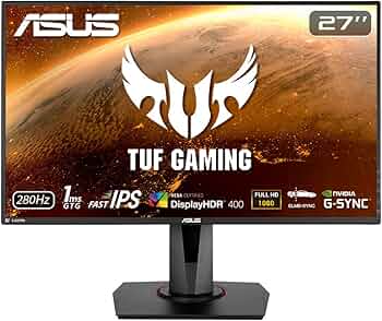 ひ*。様 ASUS VG279 モニター　(27インチ) Amazon.com: ASUS TUF Gaming VG279QM 27'' HDR Monitor, 1080p Full