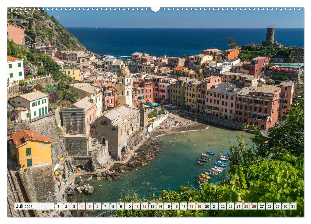 Traumhaftes Italien (hochwertiger Premium Wandkalender 2026 DIN A2 quer), Kunstdruck in Hochglanz: 12 wunderbare Monate im wunderbaren Italien von Südtirol bis Sizilien (CALVENDO Orte)