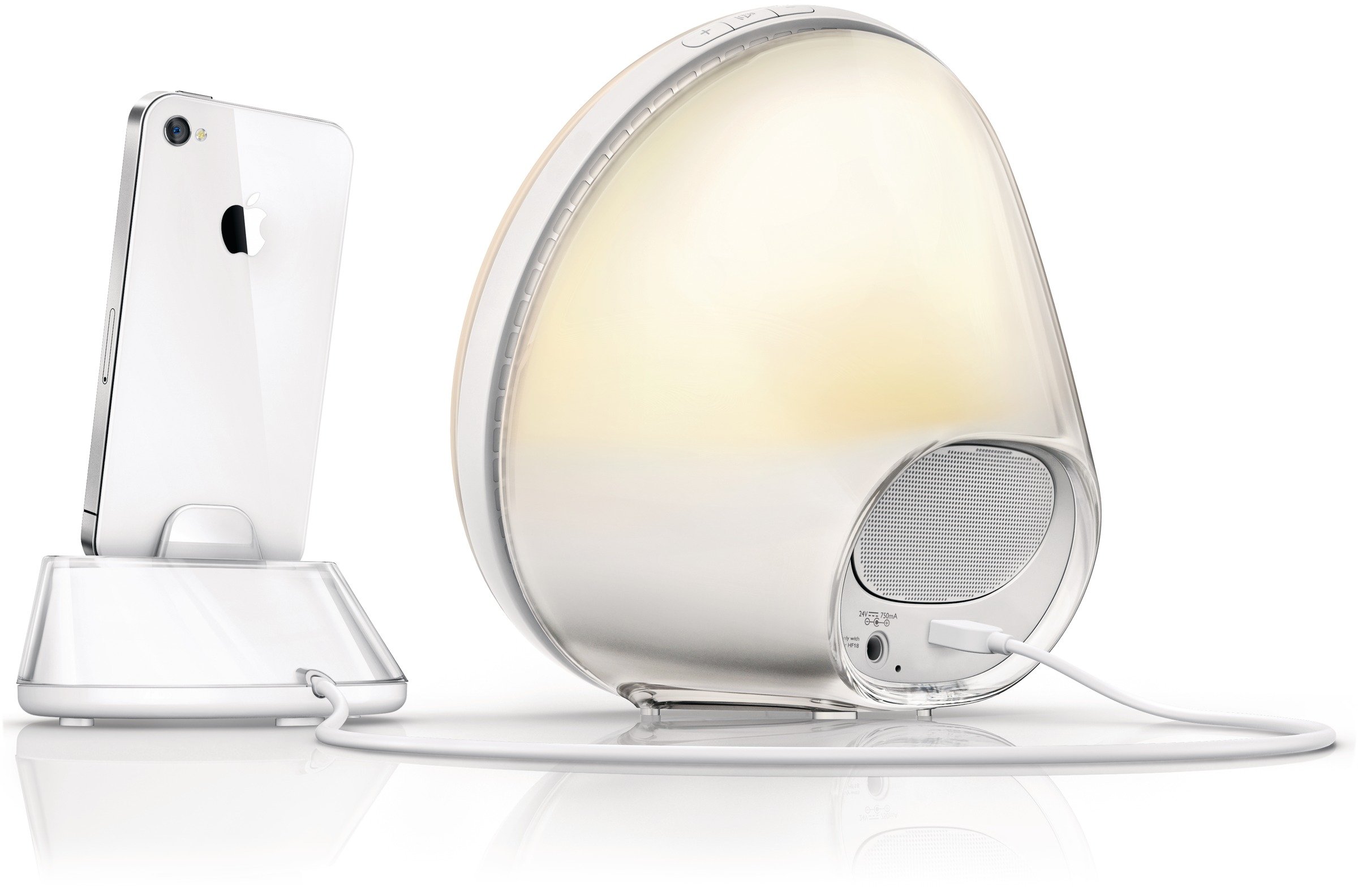 Philips フィリップス Wake-up Light HF3550 Philips HF 3550/01 WakeUp Light operated by iPhone App : Amazon.co