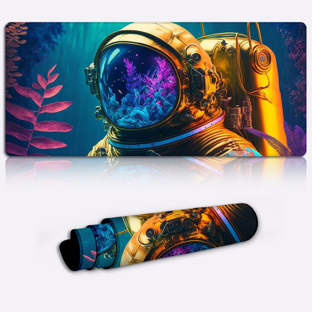 CHTXD Game Mouse Pad A Water World in Space XL Large Mouse Pad Extra