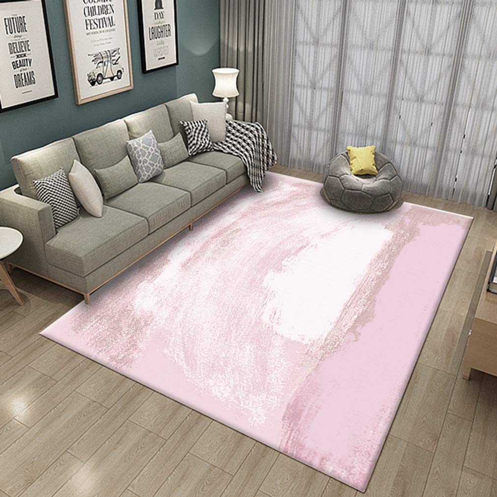Buy MOXIC Soft Abstract Art Living Room Area Rugs Rectangular Children Crawling Bedroom Rug Fleece Anti-Slip Carpets Nordic Modern 3D Home Decor Mats Indoor Outdoor Runners Nursery 2.6' X 5.2' — BookShops.in