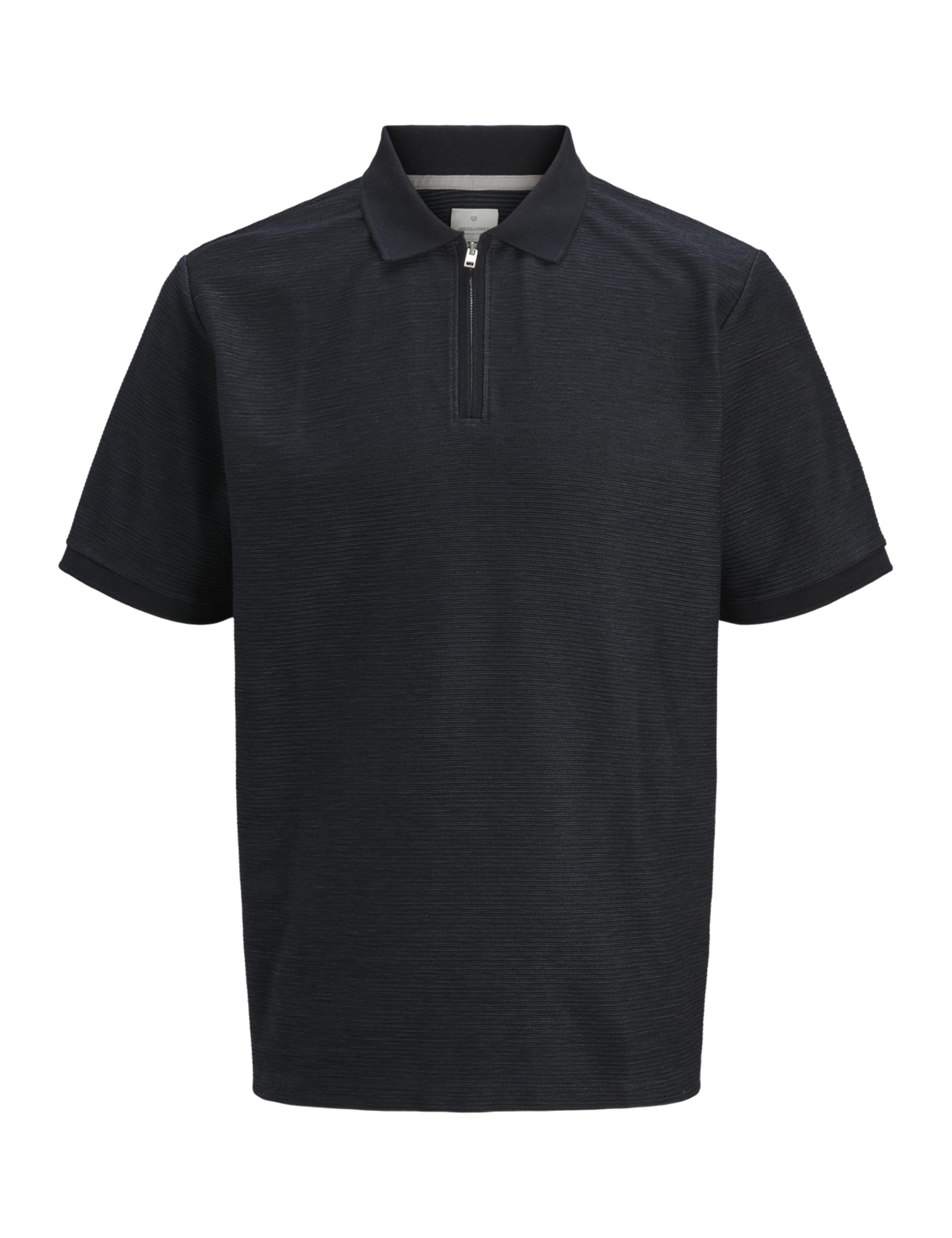 Jack & Jones Men's India Ink Jprccronnie Ss Zip Polo Noos, M