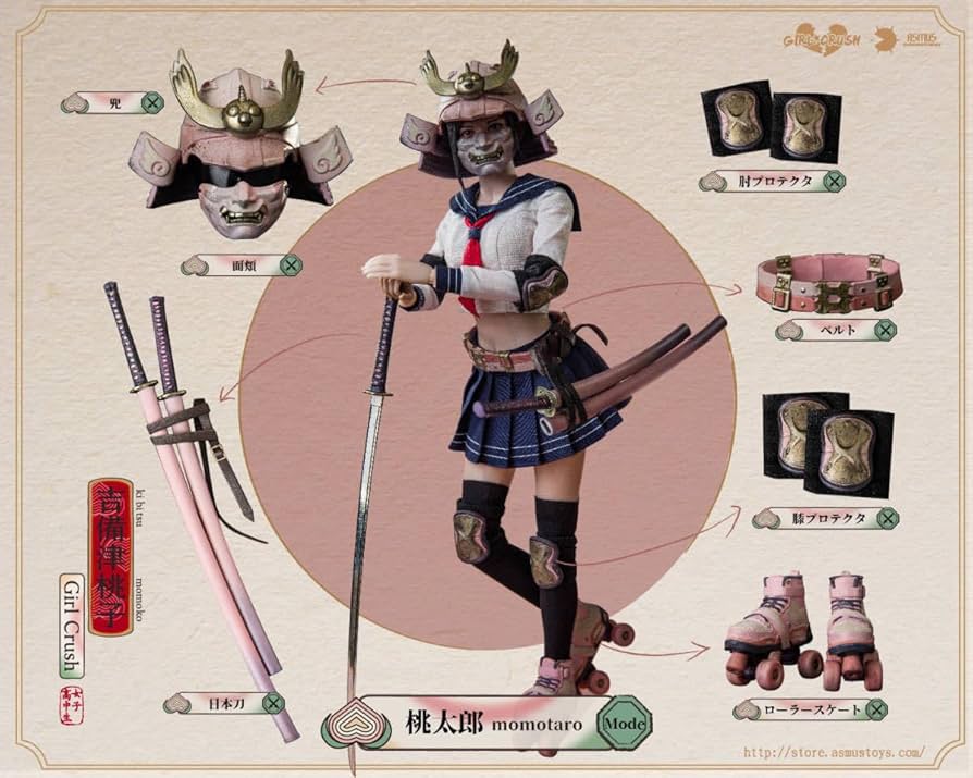 Amazon.co.jp: Asmus Toys Girl Crush GC002 吉備津桃子 桃太郎