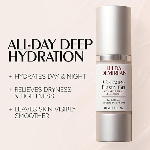 Miniatura 2 de Gel de colágeno y elastina con células madre de manzana, restaura el colágeno y tensa la piel, fórmula antienvejecimiento suaviza las arrugas