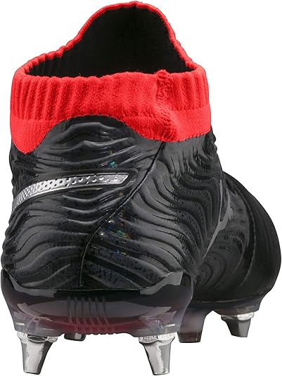 PUMA Men's ONE 18.1 Mx SG Football Boots, Black Silver-Red