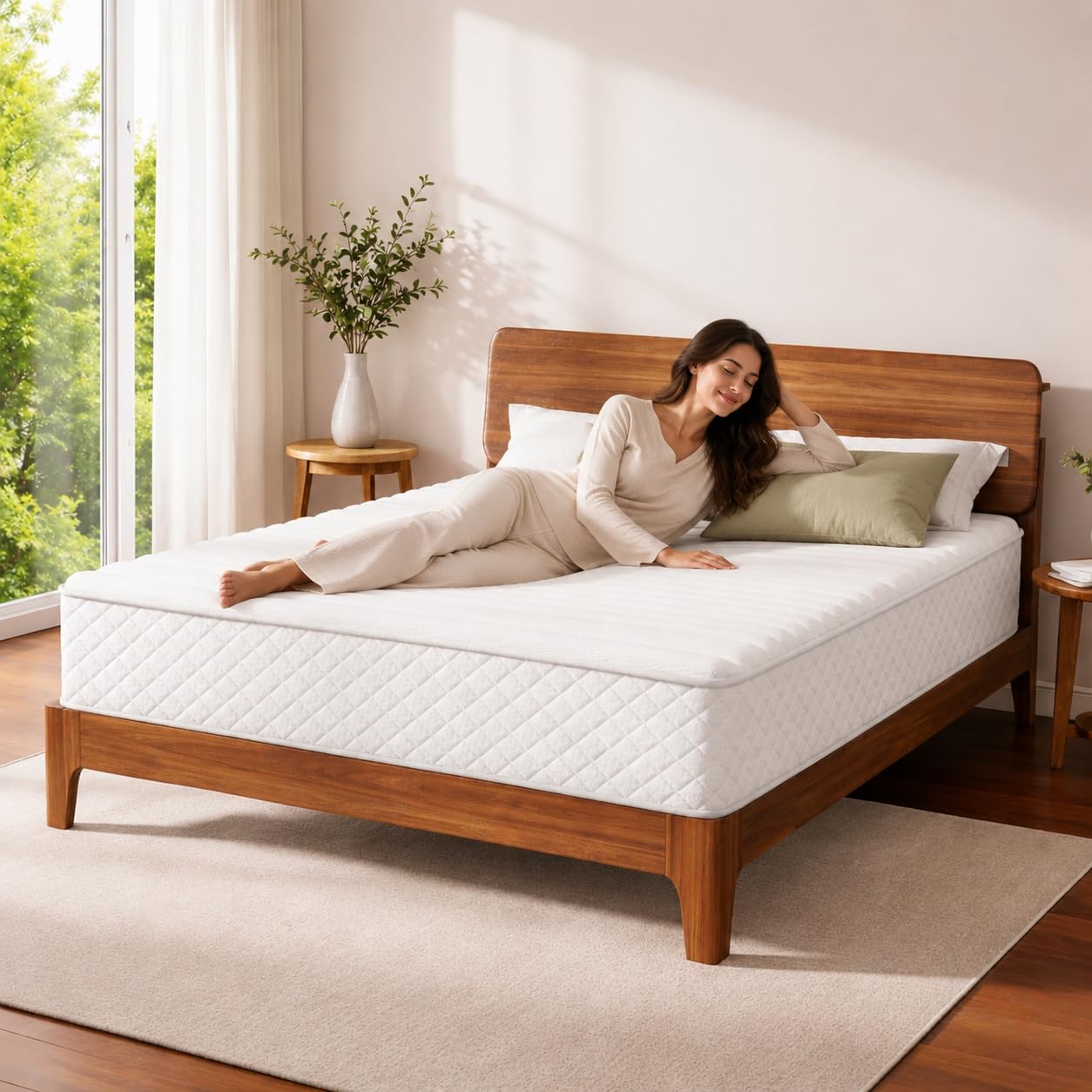 MUUN Materasso MATRIMONIALE 160x190 cm, Altezza 19 cm - SFODERABILE - Waterfoam, Ortopedico, Ergonomico, Anallergico e Antibatterico, GARANZIA 20 ANNI, ISOLA IL MOVIMENTO, SELENE