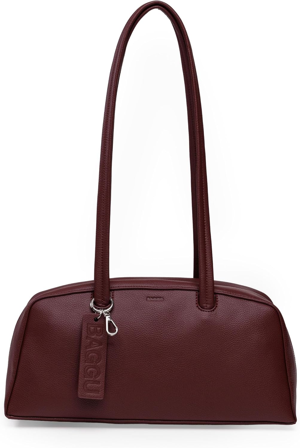 BAGGU Recycled Leather Bowler Bag