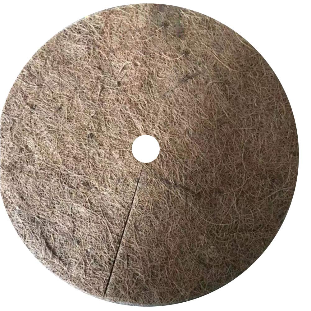 Kokos Mulchscheiben 10 Stück für Topfpflanzen – Frostschutz & Winterschutz Abdeckung, 40 cm Kokosmatten Pflanzenschutz für Garten, Winter Kokos Kübelabdeckung