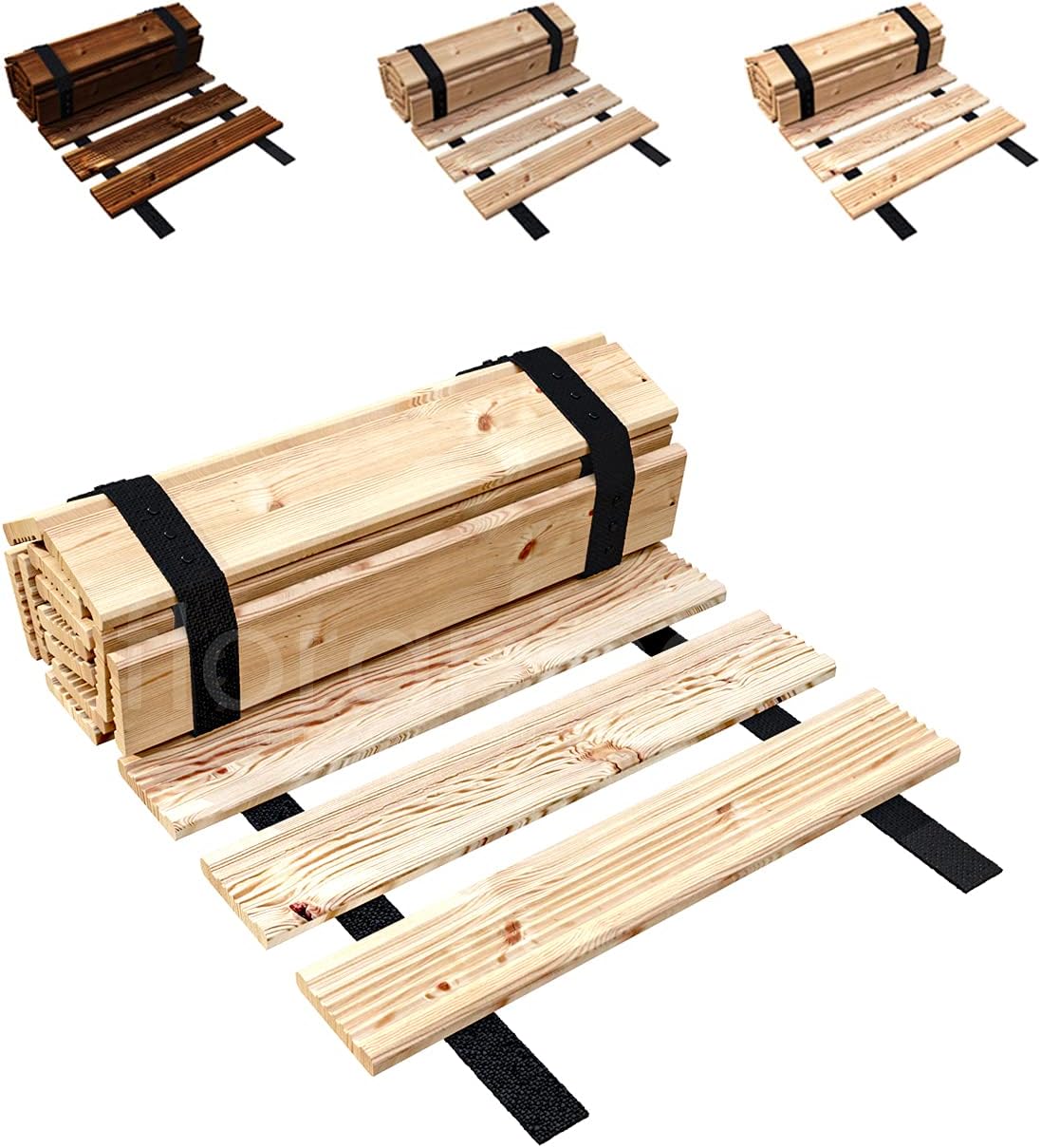 Floranica® Roll Out Garden Track Path (by the meter), safe and comfortable walkway made of impregnated larch wood, garden catwalk, terracotta, Color:natural, Size:Qty = Length in metres/Width 30 cm