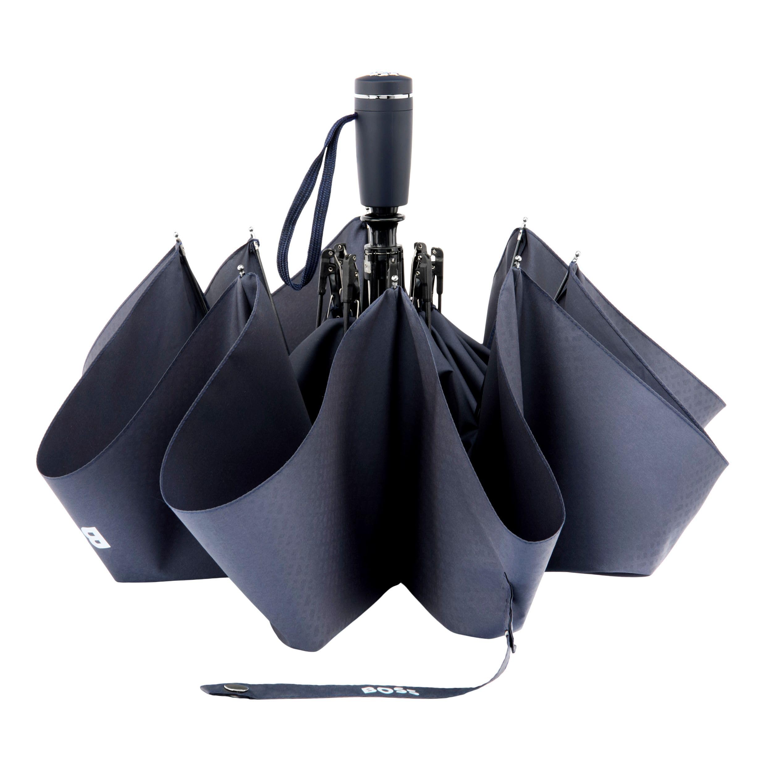 Hugo Boss Regenschirm Double B Navy