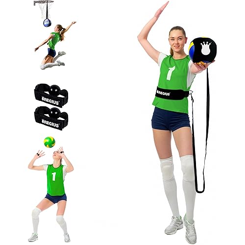 Volleyball Training Equipment 3.0 - Premium Solo Trainer, Perfect for Beginners Practicing Serving, Setting and Spiking, Great Gift Idea …
