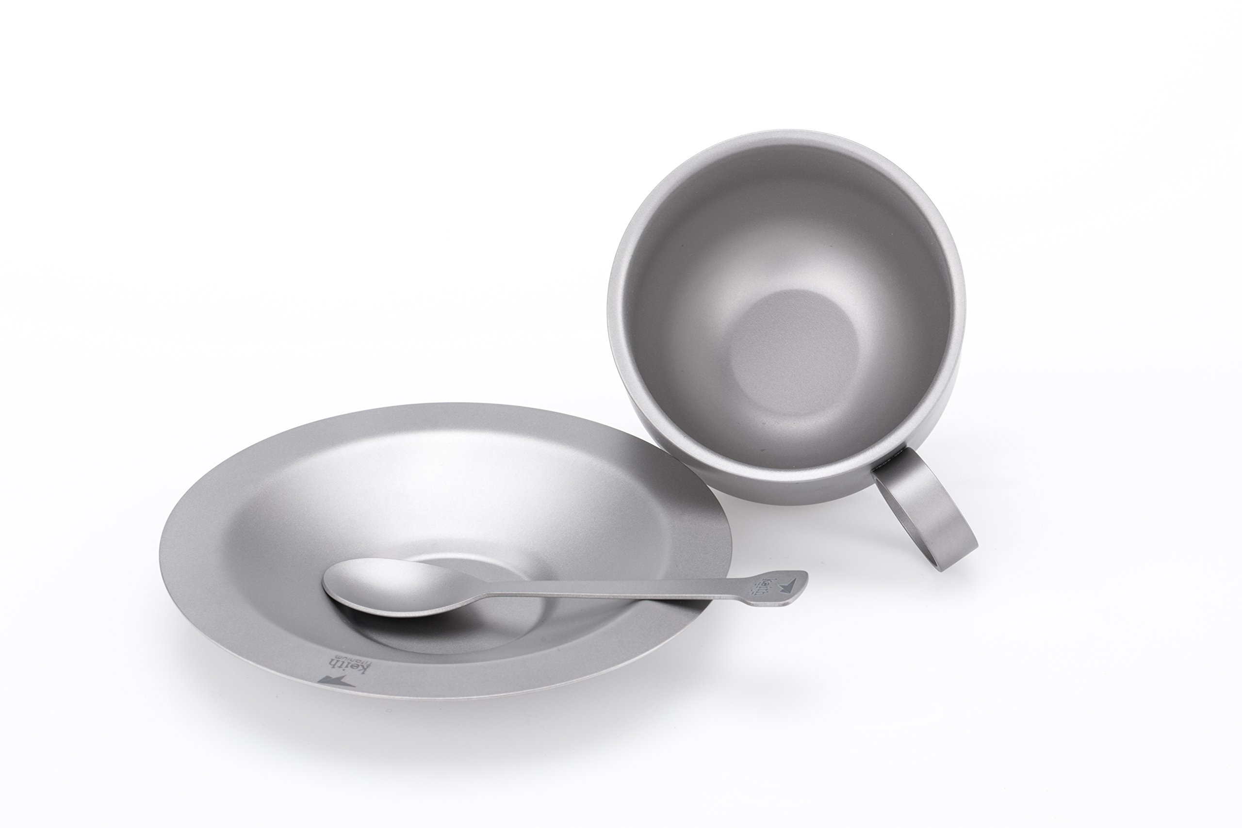 Tazza Da Viaggio In Titanio Puro Keith Ti3601 – Leggera E Resistente – Ideale Per Escursioni E Campeggio