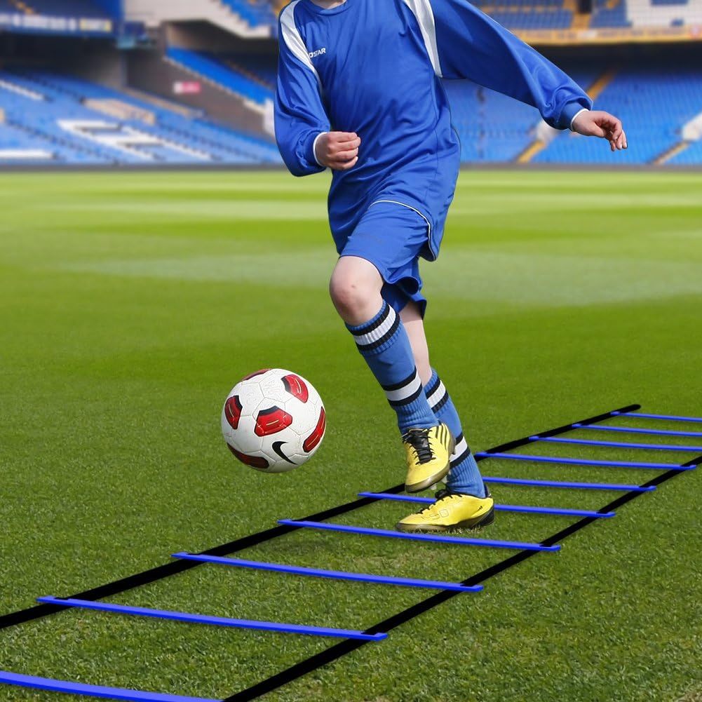 GHB Pro Agility Ladder Agility Training Ladder Speed 12 Rung 20ft with Carrying Bag… : Sports & Outdoors
