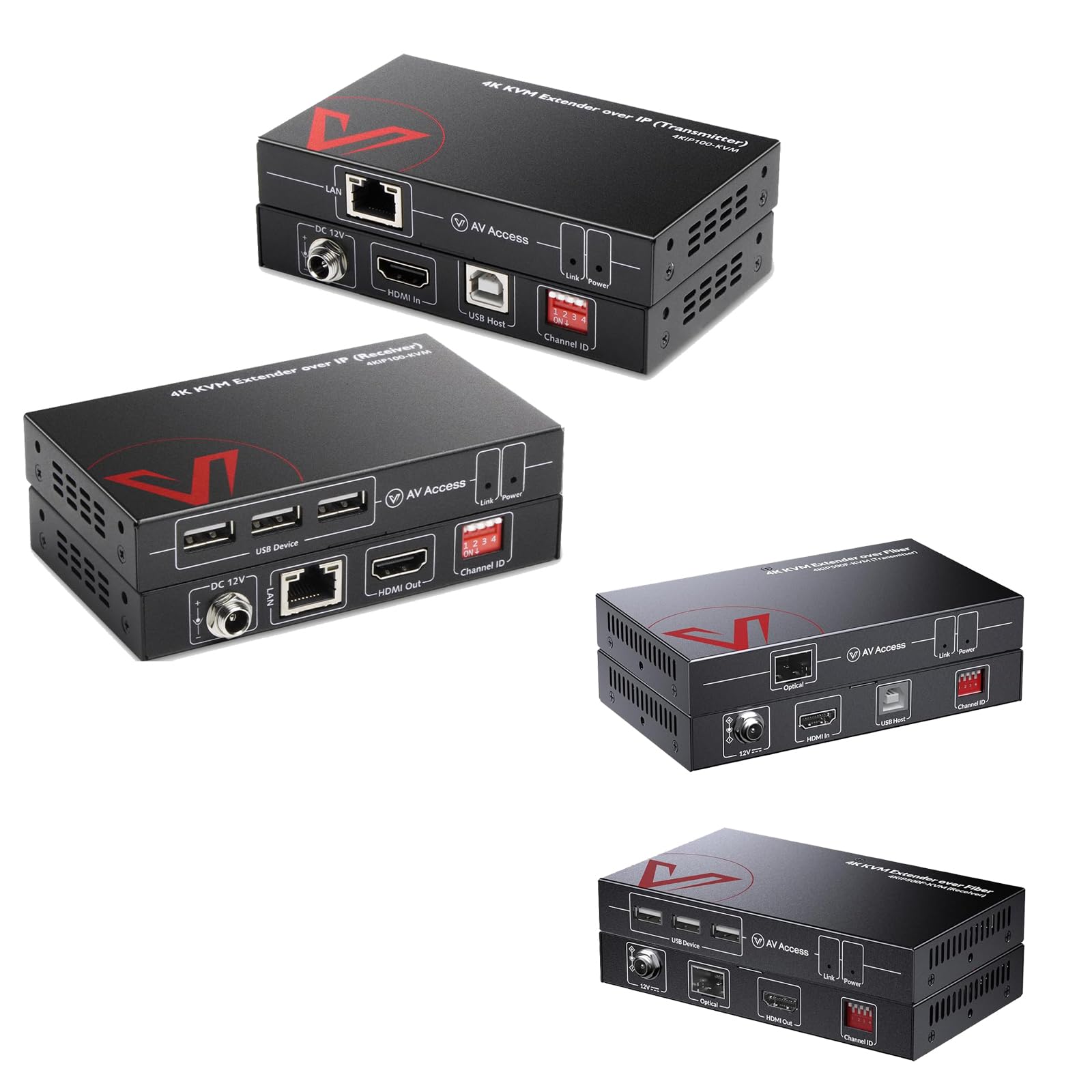 Amazon.com: AV Access 4K HDMI USB KVM Extender TCP/IP Over Single