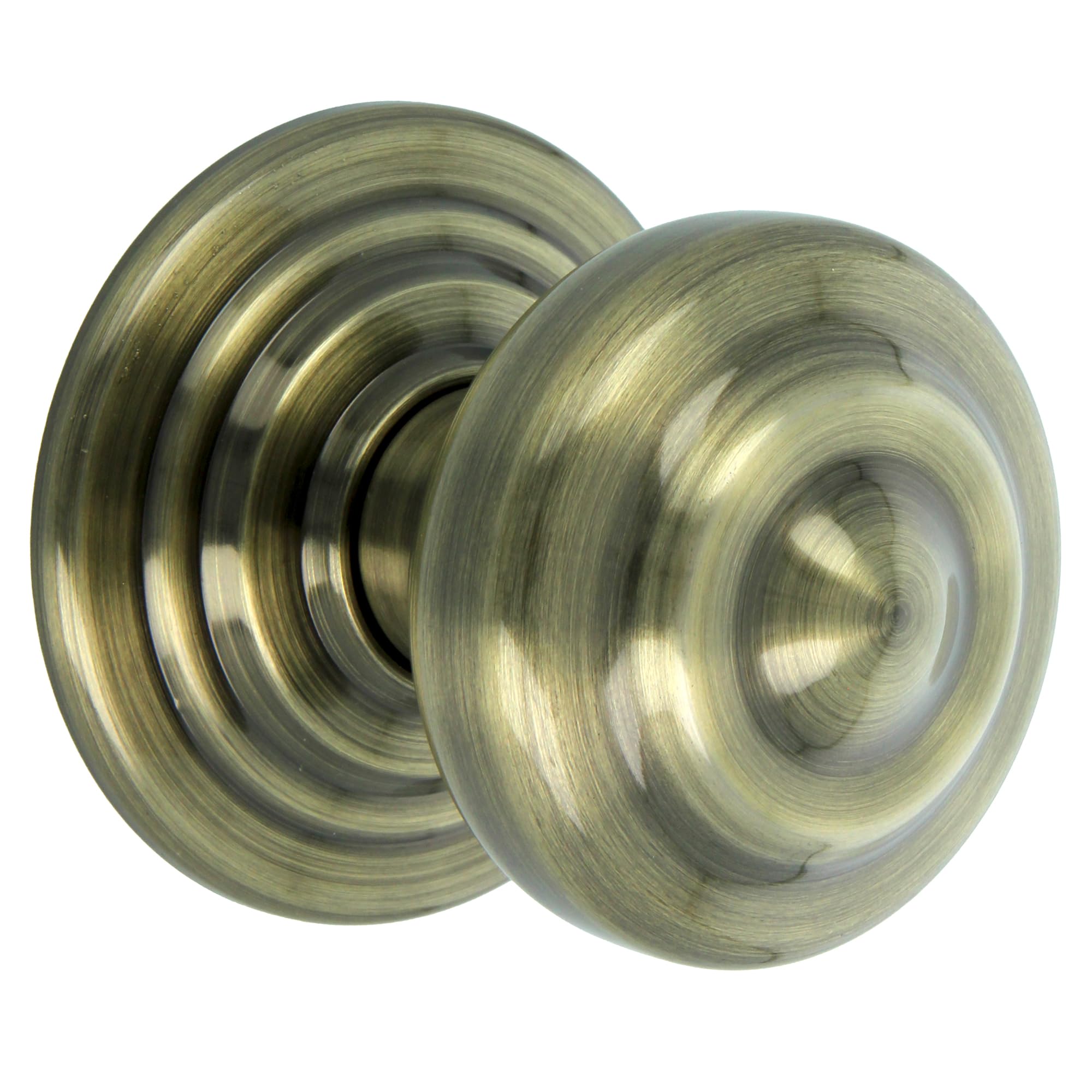 Amig Knauf Mod 14 Goud – Massief Messing Deurknop Rond 61 Mm